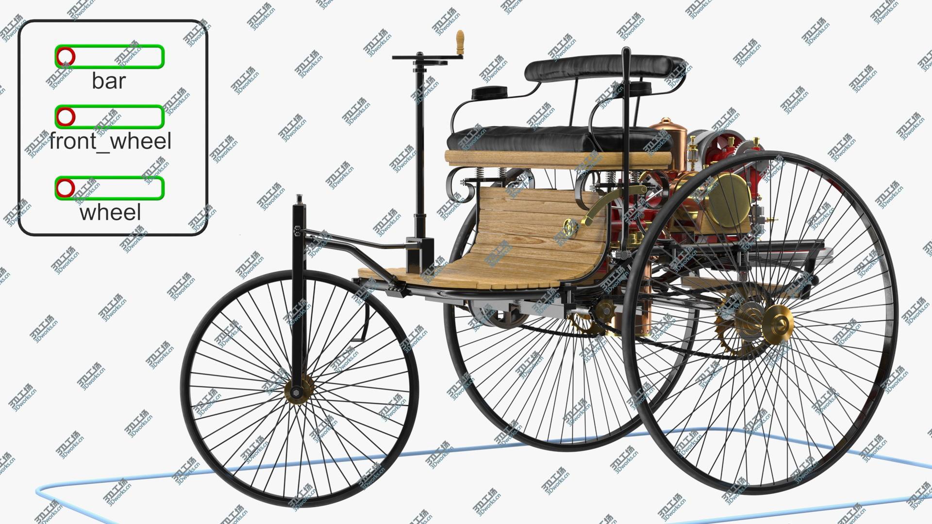 images/goods_img/20210319/3D Benz Patent Motorwagen Rigged/5.jpg